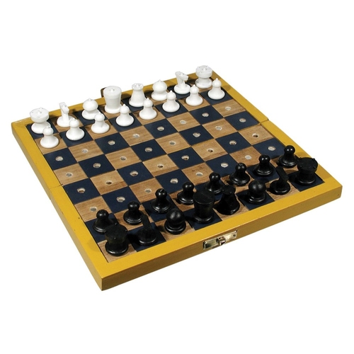 לוח שח מט מתקפל לנסיעה מו | Chessboard