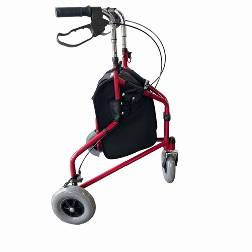 רולטור 3 גלגלים אדום עם ת | Rollators