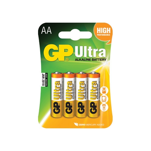 4 סוללות GP ULTRA ALKALIN | Batteries and Accessories